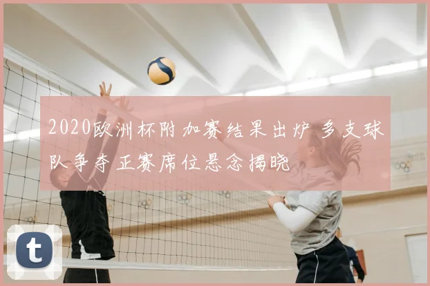 2020欧洲杯附加赛结果出炉 多支球队争夺正赛席位悬念揭晓